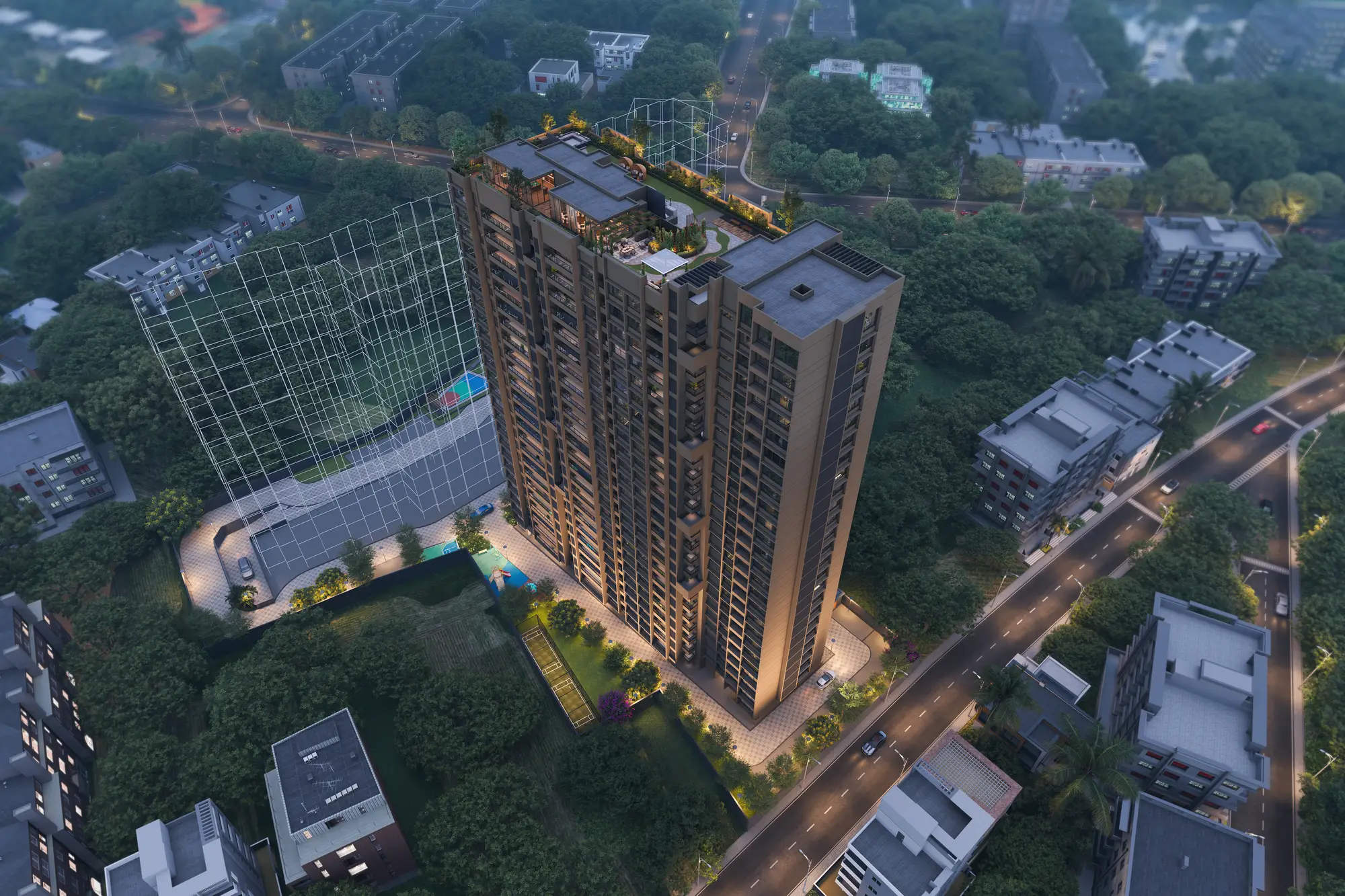 Gagan Avencia architectural exterior